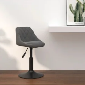Dark Gray Velvet Kitchen Stool by vidaXL, Kitchen stools - Ref: Foro24-335317, Price: 78,80 €, Discount: %