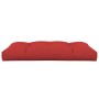 Cojín para sofá de palets de tela rojo 120x80x12 cm en Decoración | Comprar online en Foru.es