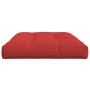 Cojín para sofá de palets de tela rojo 120x80x12 cm en Decoración | Comprar online en Foru.es