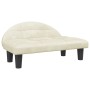 Cama para perros de terciopelo crema 70x52x30 cm de vidaXL, Camas para perros - Ref: Foro24-171944, Precio: 63,07 €, Descuent...