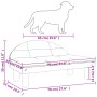 Cama para perros de terciopelo crema 70x52x30 cm de vidaXL, Camas para perros - Ref: Foro24-171944, Precio: 63,07 €, Descuent...