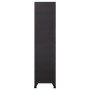 Taquilla de acero gris antracita y rojo 90x45x180 cm de vidaXL, Taquillas y armarios de almacenamiento - Ref: Foro24-339801, ...