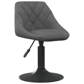 Dark Gray Velvet Dining Chair by vidaXL, dining chairs - Ref: Foro24-3088814, Price: 78,80 €, Discount: %