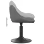 Silla de comedor de terciopelo gris oscuro de vidaXL, Sillas de comedor - Ref: Foro24-3088814, Precio: 78,80 €, Descuento: %