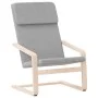 Sillón de relax de tela gris claro de vidaXL, Sillones - Ref: Foro24-351051, Precio: 80,55 €, Descuento: %