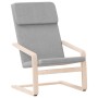 Sillón de relax de tela gris claro de vidaXL, Sillones - Ref: Foro24-351051, Precio: 84,88 €, Descuento: %