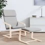 Sillón de relax de tela gris claro de vidaXL, Sillones - Ref: Foro24-351051, Precio: 80,55 €, Descuento: %