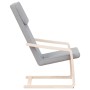 Sillón de relax de tela gris claro de vidaXL, Sillones - Ref: Foro24-351051, Precio: 84,88 €, Descuento: %
