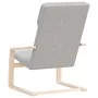 Sillón de relax de tela gris claro de vidaXL, Sillones - Ref: Foro24-351051, Precio: 80,55 €, Descuento: %