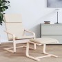 Sillón de relax de tela color crema de vidaXL, Sillones - Ref: Foro24-351050, Precio: 80,56 €, Descuento: %