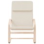 Sillón de relax de tela color crema de vidaXL, Sillones - Ref: Foro24-351050, Precio: 80,56 €, Descuento: %