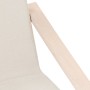 Sillón de relax de tela color crema de vidaXL, Sillones - Ref: Foro24-351050, Precio: 80,56 €, Descuento: %