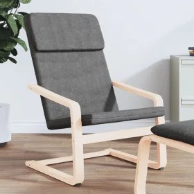 Sillón de relax de tela gris oscuro de vidaXL, Sillones - Ref: Foro24-351052, Precio: 87,85 €, Descuento: %