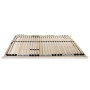 Somier de láminas con 28 listones 7 regiones 100x200 cm de vidaXL, Camas y somieres - Ref: Foro24-246458, Precio: 96,93 €, De...