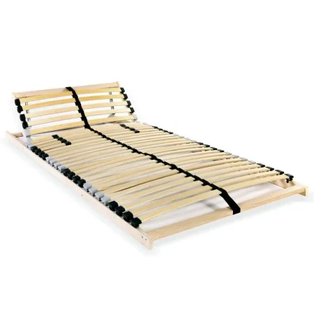 Somier de láminas con 28 listones 7 regiones 70x200 cm de vidaXL, Camas y somieres - Ref: Foro24-246449, Precio: 93,04 €, Des...