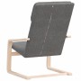Sillón de relax de tela gris oscuro de vidaXL, Sillones - Ref: Foro24-351052, Precio: 89,39 €, Descuento: %