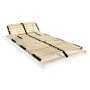 Somier de láminas con 28 listones 7 regiones 70x200 cm de vidaXL, Camas y somieres - Ref: Foro24-246449, Precio: 93,04 €, Des...
