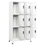 Taquilla de acero blanco 90x45x180 cm de vidaXL, Taquillas y armarios de almacenamiento - Ref: Foro24-339804, Precio: 407,69 ...