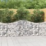 Cestas de gaviones 25 uds forma de arco hierro 200x30x80/100 cm en Macetas y jardineras | Comprar online en Foru.es