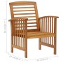 Sillas de jardín 2 unidades madera maciza de acacia de vidaXL, Sillas de jardín - Ref: Foro24-310256, Precio: 154,21 €, Descu...