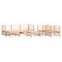 Juego de muebles de jardín 7 piezas y cojines madera maciza de vidaXL, Conjuntos de jardín - Ref: Foro24-3185836, Precio: 614...