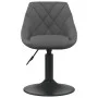 Sillas de comedor giratorias 6 unidades terciopelo gris oscuro de vidaXL, Sillas de comedor - Ref: Foro24-3088803, Precio: 33...