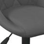 Sillas de comedor giratorias 6 unidades terciopelo gris oscuro de vidaXL, Sillas de comedor - Ref: Foro24-3088803, Precio: 34...