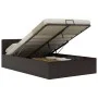 Cama canapé hidráulica cuero sintético gris 120x200 cm de vidaXL, Camas y somieres - Ref: Foro24-285524, Precio: 322,72 €, De...