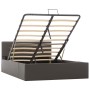 Cama canapé hidráulica cuero sintético gris 120x200 cm de vidaXL, Camas y somieres - Ref: Foro24-285524, Precio: 339,26 €, De...