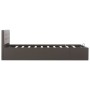 Cama canapé hidráulica cuero sintético gris 120x200 cm de vidaXL, Camas y somieres - Ref: Foro24-285524, Precio: 339,26 €, De...