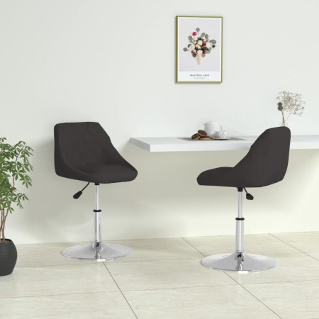 Sillas de comedor 2 unidades cuero sintético negro de vidaXL, Sillas de comedor - Ref: Foro24-335160, Precio: 124,81 €, Descu...