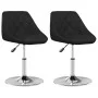 Sillas de comedor 2 unidades cuero sintético negro de vidaXL, Sillas de comedor - Ref: Foro24-335160, Precio: 122,49 €, Descu...