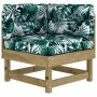 Juego de muebles jardín 8 pzas y cojines madera pino impregnada de vidaXL, Conjuntos de jardín - Ref: Foro24-3185870, Precio:...