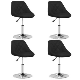 Sillas de comedor 4 unidades cuero sintético negro de vidaXL, Sillas de comedor - Ref: Foro24-3088636, Precio: 231,58 €, Desc...