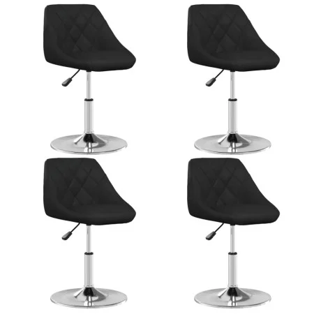 Sillas de comedor 4 unidades cuero sintético negro de vidaXL, Sillas de comedor - Ref: Foro24-3088636, Precio: 231,58 €, Desc...