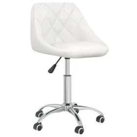 Silla de comedor giratoria cuero sintético blanco de vidaXL, Sillas de comedor - Ref: Foro24-3088685, Precio: 95,65 €, Descue...
