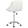 Silla de comedor giratoria cuero sintético blanco de vidaXL, Sillas de comedor - Ref: Foro24-3088685, Precio: 97,90 €, Descue...