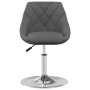 Sillas de comedor giratorias 4 unidades terciopelo gris oscuro de vidaXL, Sillas de comedor - Ref: Foro24-3088759, Precio: 23...