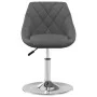 Sillas de comedor giratorias 4 unidades terciopelo gris oscuro de vidaXL, Sillas de comedor - Ref: Foro24-3088759, Precio: 22...