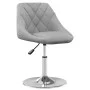 Silla de comedor giratoria 6 uds terciopelo gris claro de vidaXL, Sillas de comedor - Ref: Foro24-3088769, Precio: 332,07 €, ...