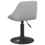 Sillas de comedor giratorias 6 uds de terciopelo gris claro de vidaXL, Sillas de comedor - Ref: Foro24-3088802, Precio: 342,5...