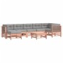 Juego de muebles jardín 8 pzas y cojines madera abeto Douglas de vidaXL, Conjuntos de jardín - Ref: Foro24-3185883, Precio: 7...