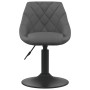 Sillas de comedor giratorias 2 unidades terciopelo gris oscuro de vidaXL, Sillas de comedor - Ref: Foro24-335328, Precio: 122...