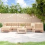 Juego de muebles de jardín 8 pzas y cojines madera maciza de vidaXL, Conjuntos de jardín - Ref: Foro24-3185878, Precio: 720,0...
