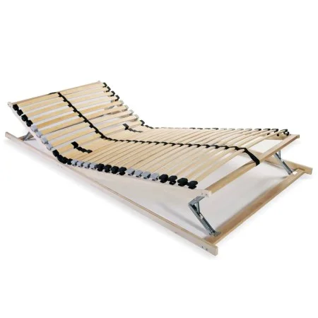 Somier de láminas con 28 listones 7 regiones 90x200 cm de vidaXL, Camas y somieres - Ref: Foro24-246457, Precio: 117,88 €, De...