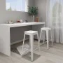 Taburetes de bar apilables 2 unidades de metal blanco de vidaXL, Taburetes de cocina - Ref: Foro24-248148, Precio: 169,05 €, ...