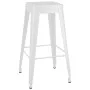 Taburetes de bar apilables 2 unidades de metal blanco de vidaXL, Taburetes de cocina - Ref: Foro24-248148, Precio: 169,05 €, ...