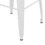 Taburetes de bar apilables 2 unidades de metal blanco de vidaXL, Taburetes de cocina - Ref: Foro24-248148, Precio: 169,05 €, ...
