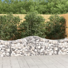 Cestas de gaviones 10 uds forma de arco hierro 200x50x60/80 cm en Macetas y jardineras | Comprar online en Foru.es