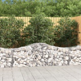 Cestas de gaviones 10 uds forma de arco hierro 200x50x60/80 cm en Macetas y jardineras | Comprar online en Foru.es